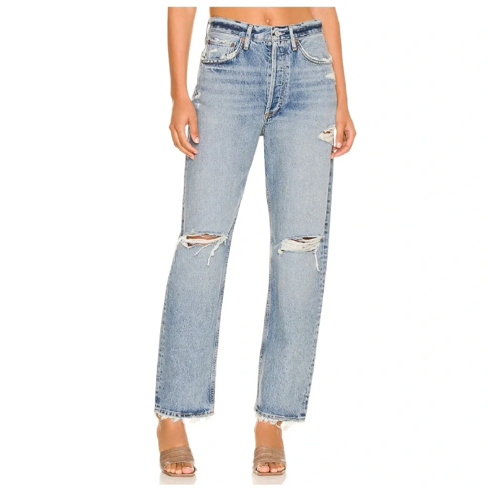 AGOLDE 90s Mid Rise Loose Jeans, Isolate, 27”